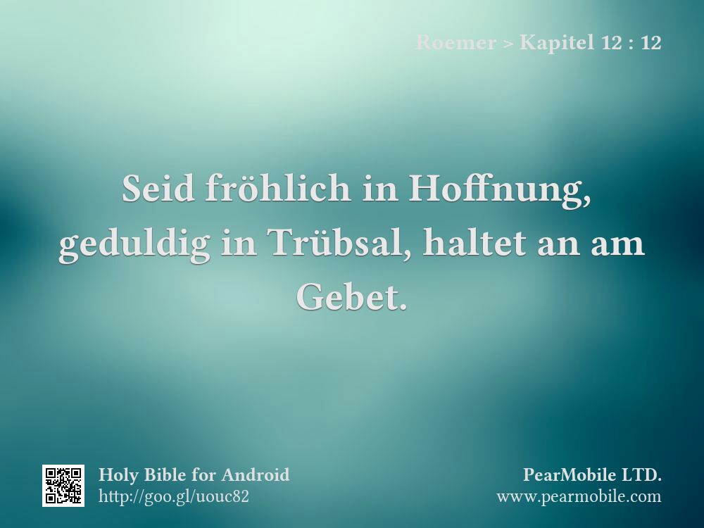 Roemer, Kapitel 12:12